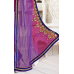 Fantastic Purple Colored Embroidered Net Chiffon Lehenga Saree Fantastic Purple Colored Embroidered Net Chiffon Lehenga Saree